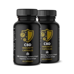 CBD-UK Immunity Capsules Twin Pack