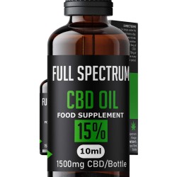 Full Spectrum CBD Oil 1500mg 15% Twin Pack