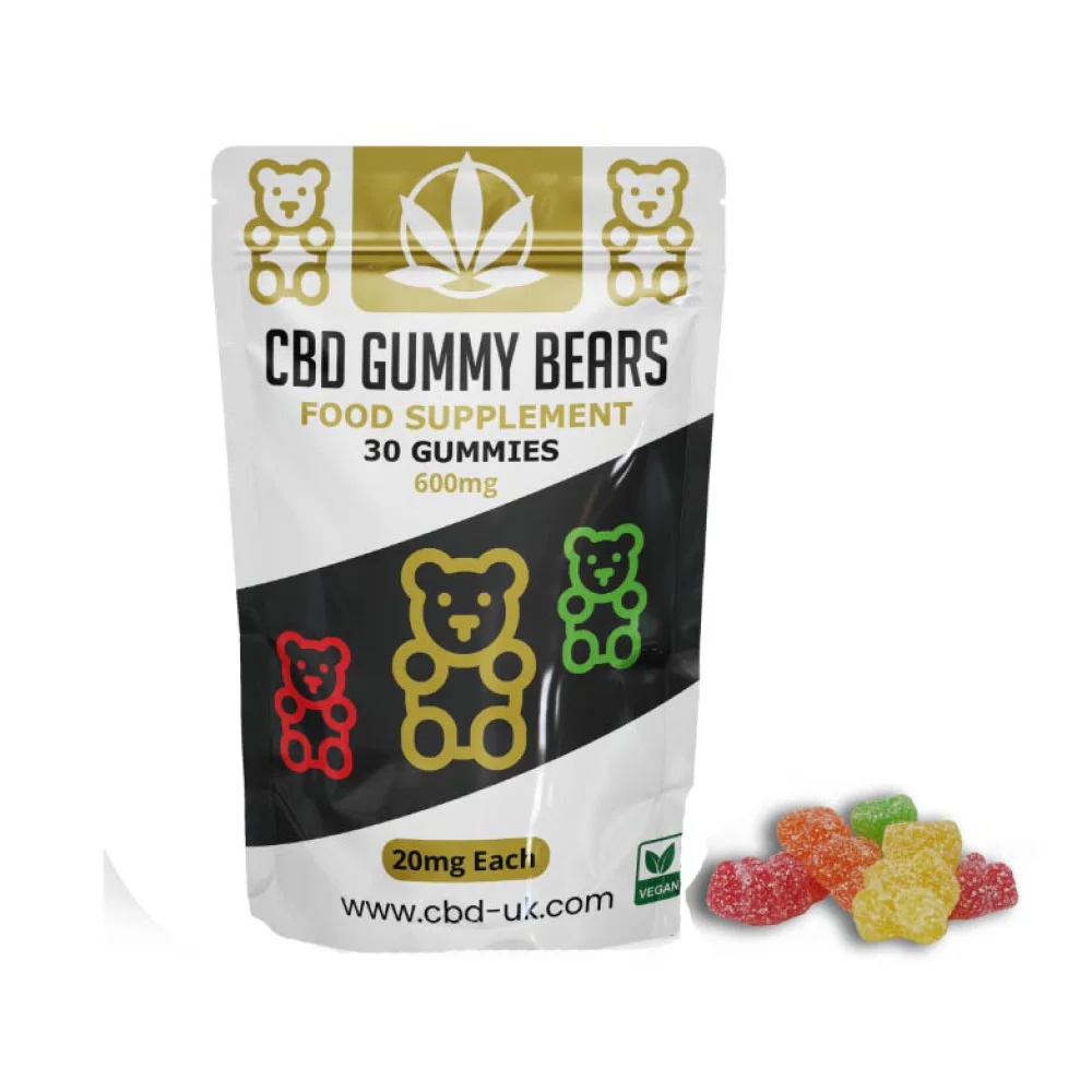 CBD Gummy Bears - 20mg of Quality CBD extract in each CBD Gummy Sweet